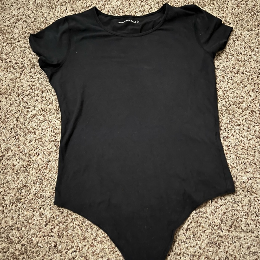 Black t shirt bodysuit